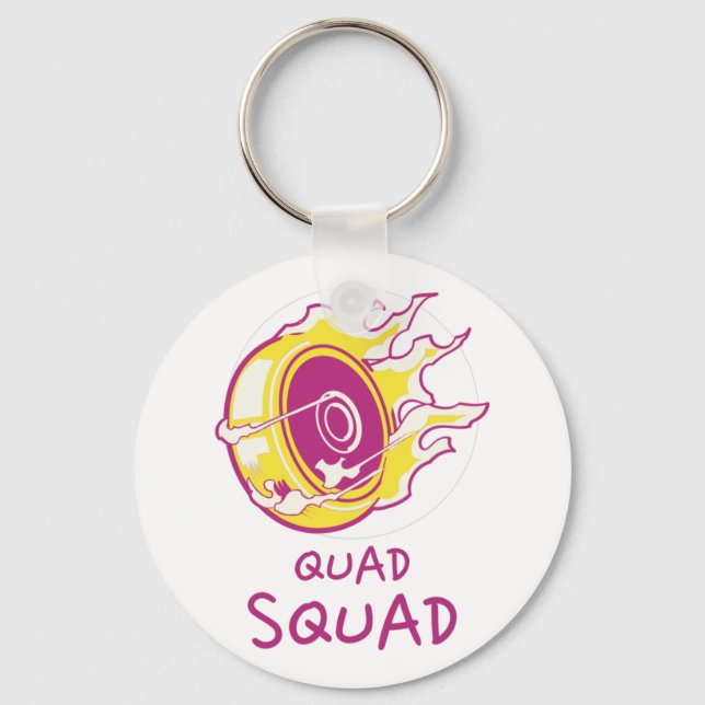 Porte-clés Quad Squad (Recto)