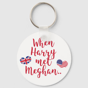 Porte-clés Quand Harry rencontra Meghan  Fun Mariage royal