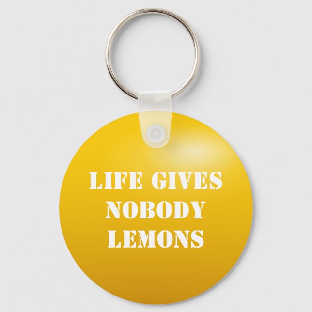 Porte-clés Quand la vie vous donne des citrons (Recto)