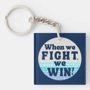 Porte-clés Quand nous luttons contre Harris Walz Democrats 20