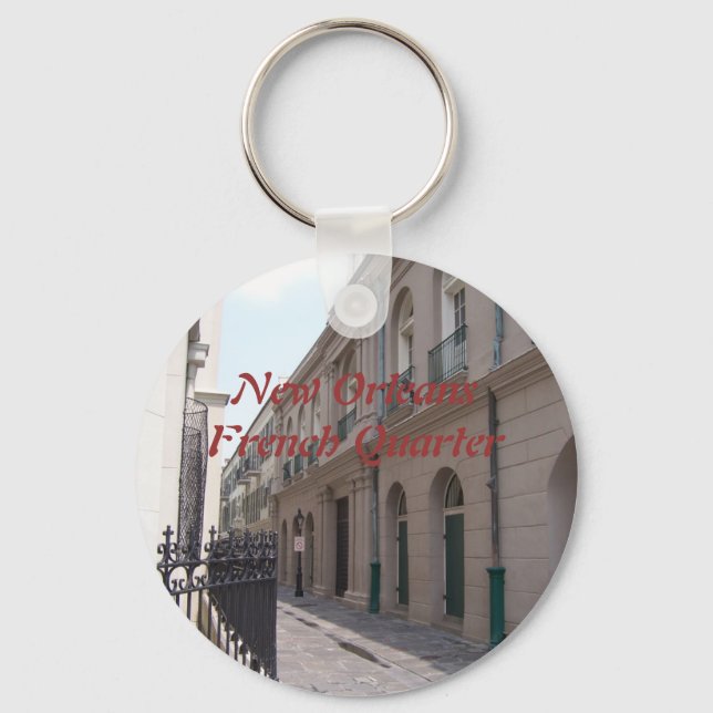 Porte-clés Quartier français de la Nouvelle-Orléans (Recto)