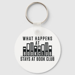 Porte-clés Que se passe-t-il au Book Club Reste au Book Club
