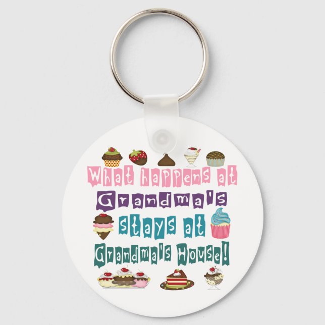 Porte-clés Que se passe-t-il chez Grandmas (Recto)