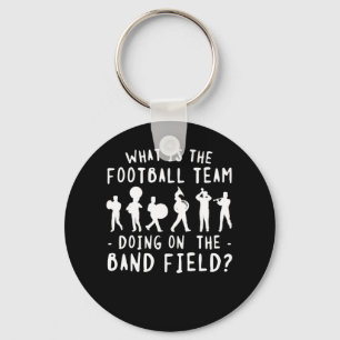 Porte-clés Quelle équipe de football faisant la fanfare