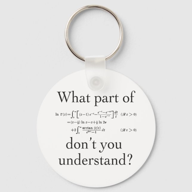 Porte-clés Quelle partie de... (Recto)