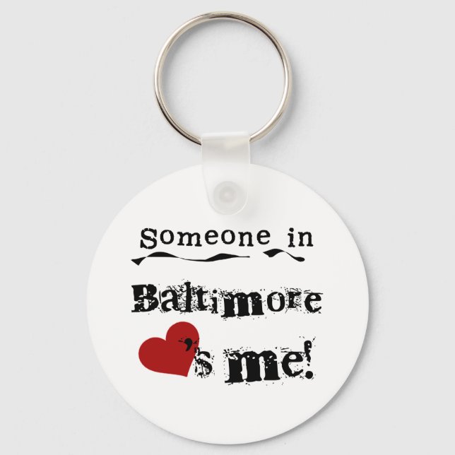 Porte-clés Quelqu'un à Baltimore (Recto)