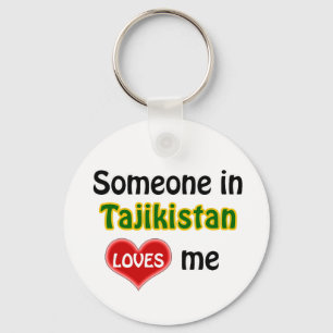 Porte-clés Quelqu'un au Tadjikistan m'aime
