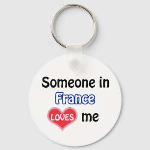 Porte-clés Quelqu'un en France m'aime