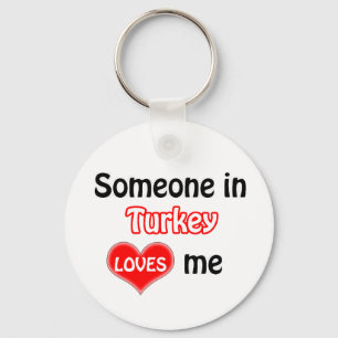 Porte-clés Quelqu'un en Turquie m'aime