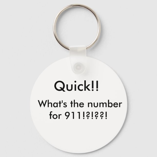 Porte-clés Question stupide (Recto)