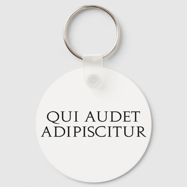 Porte-clés Qui Audet Adipiscitur (Recto)