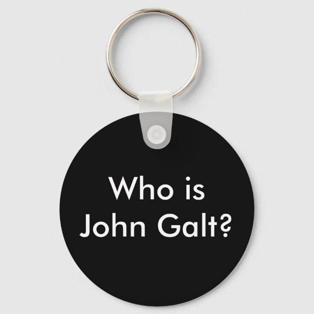 Porte-clés Qui est John Galt ? porte - clé (Recto)