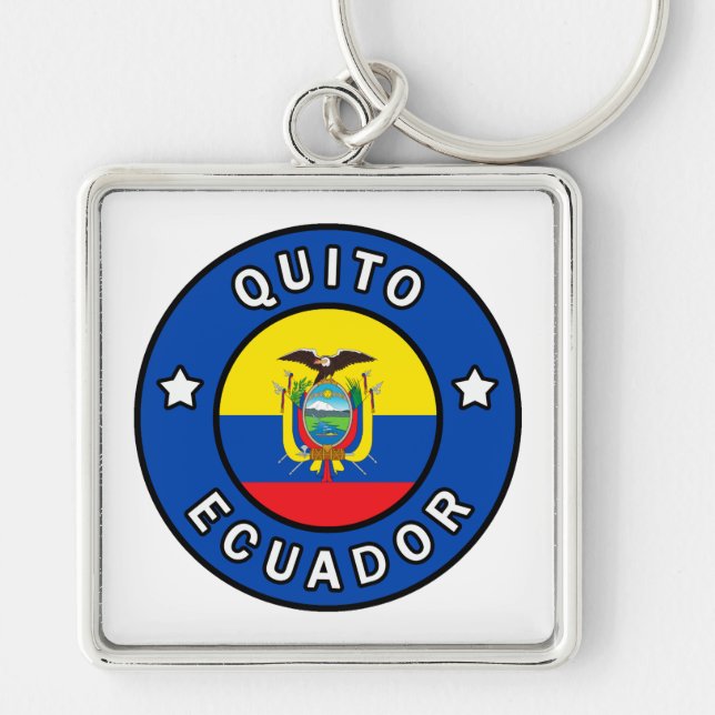 Porte-clés Quito Equateur (Devant)
