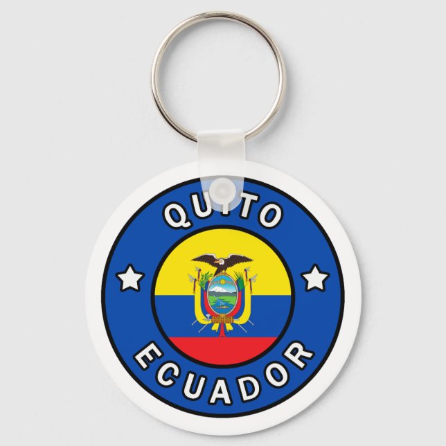 Porte-clés Quito Équateur (Recto)