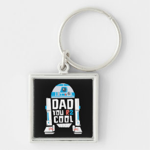 Porte-clés R2-D2 Papa tu es R2 cool