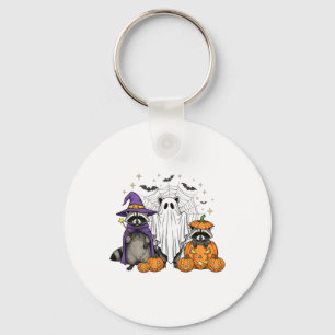 Porte-clés Raccoon éffrayant Et Feral Halloween Ghost Witch T