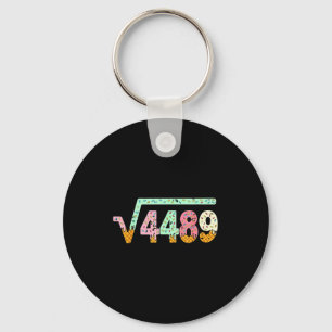 Porte-clés Racine Carrée 4489 Argot Prof de Maths Six Sept 6