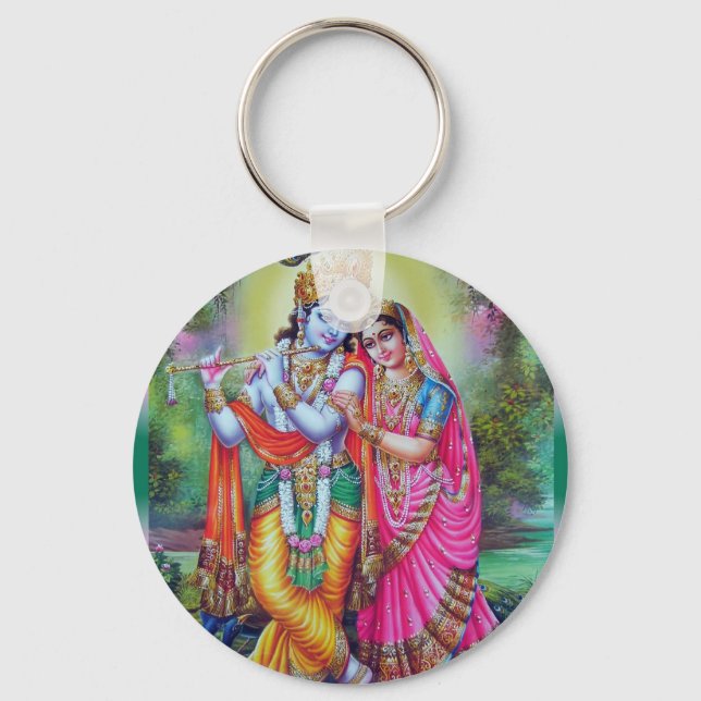 Porte-clés Radha et Krishna (Recto)