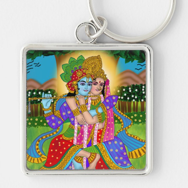 Porte-clés Radha Krishna Porte - clé (Devant)