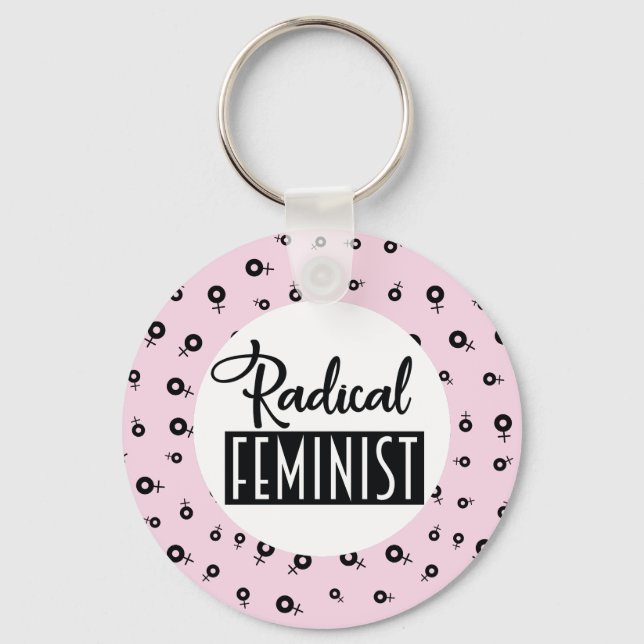 Porte-clés Radical féministe (Recto)