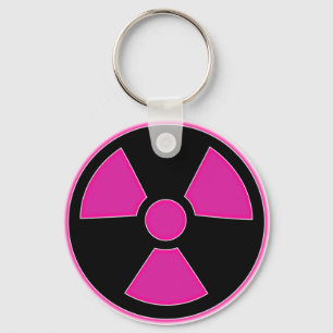 Porte-clés Radioactive Pink Keychain