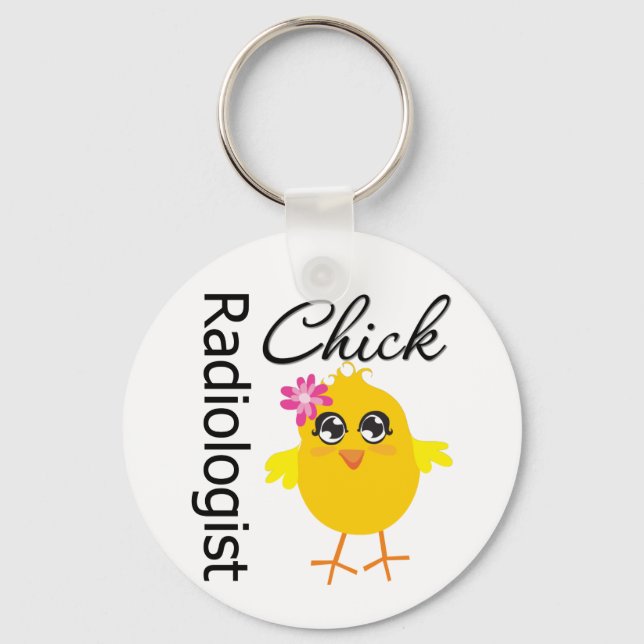 Porte-clés Radiologue Chick (Recto)