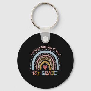 Porte-clés Rainbow I Survived 100 Jours De 1ère Année