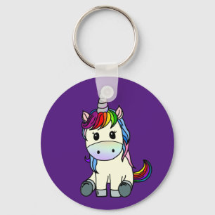 Porte-clés Rainbow Unicorn Porte - clé