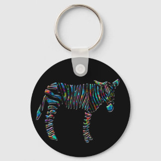 Porte-clés Rainbow Zebra