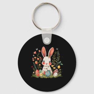 Porte-clés Raisin de lapin de Pâques femmes joyeux lapin Fleu