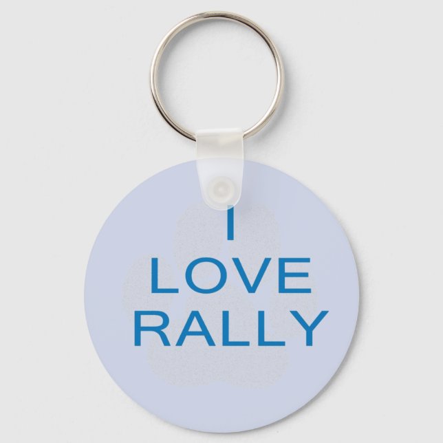 Porte-clés Rallye I Love (Recto)