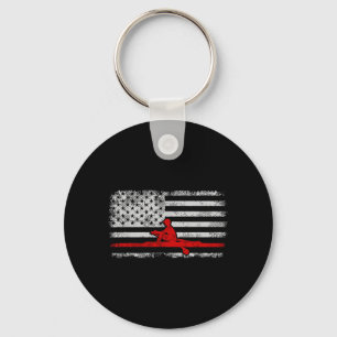 Porte-clés Rameur au drapeau américain