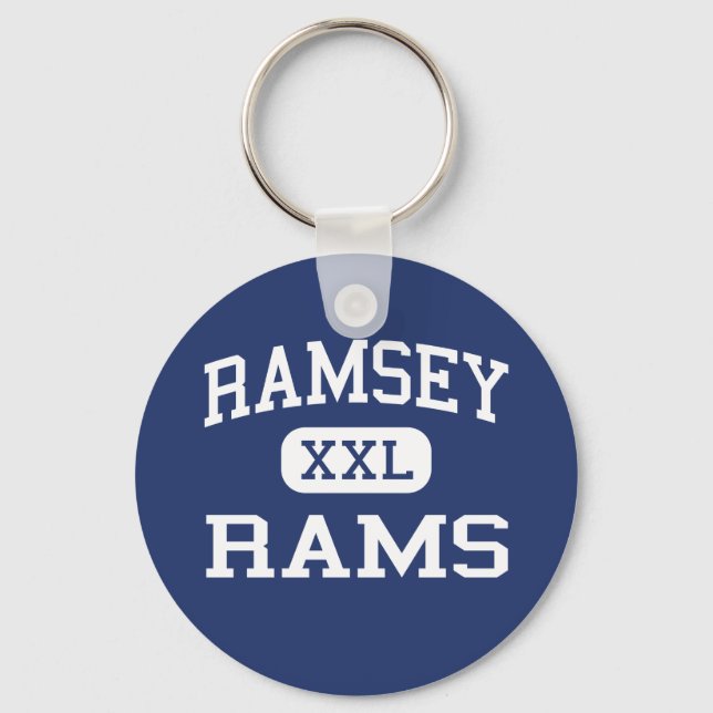 Porte-clés Ramsey - Rams - Lycée - Ramsey New Jersey (Recto)