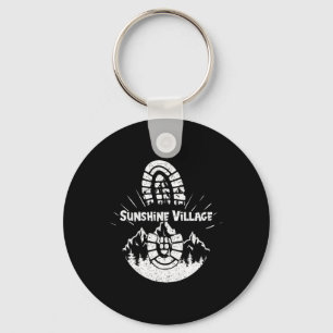 Porte-clés Randonnée À Sunshine Village Vacances Ski Pour Hom