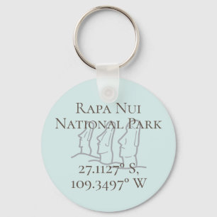 Porte-clés Rapa Nui Latitude & Longitude