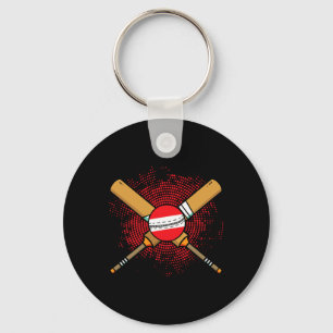 Porte-clés Raquette de cricket autrichienne et ll drapeau de