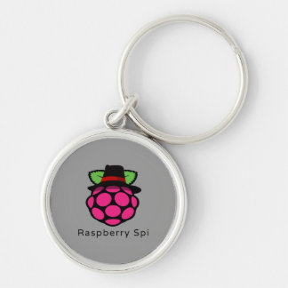 Porte-clés Raspberry Spi : Black Casquette Hacker Edition