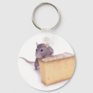 Porte-clés rat au fromage