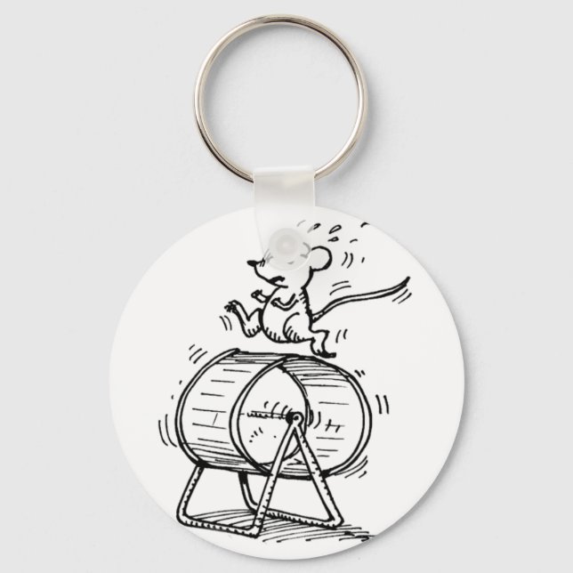 Porte-clés Rat de rotation (Recto)