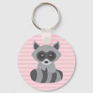 Porte-clés Raton laveur de bébé