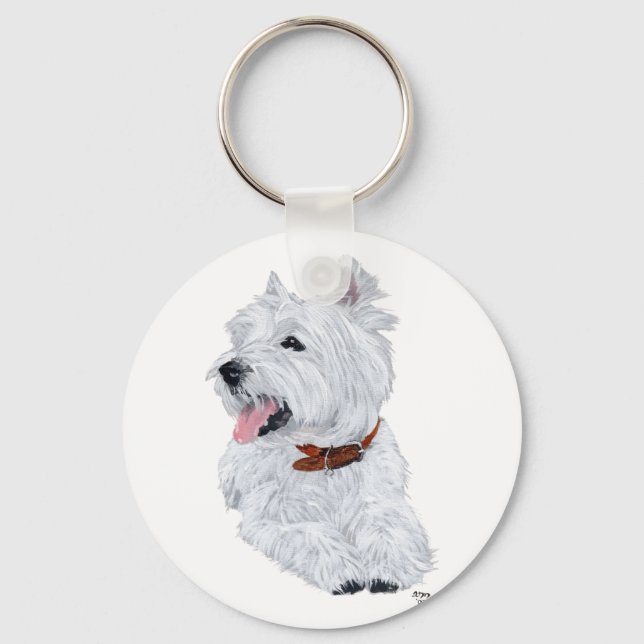Porte-clés Ravi West Highland White Terrier (Recto)