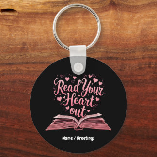 Porte-clés Read Your Heart Out A Book Lover's Haven 