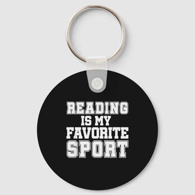 Porte-clés Reading Is My Favorite Srt Funny Librarian Shirt  (Recto)
