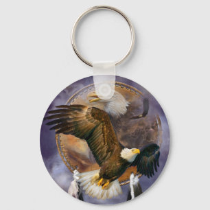 Porte-clés Receveur rêveur - porte - clé d'art d'Eagles
