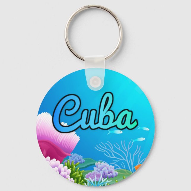 Porte-clés récif de Cuba (Recto)
