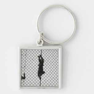 Porte-clés recrues accomplissant un obstacle