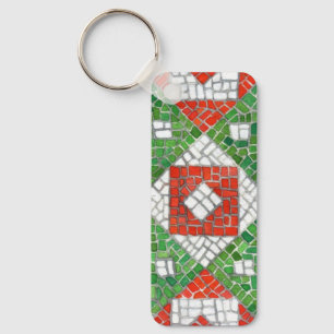Porte-clés rectangulaire en aluminium HOLIDAY MOSA