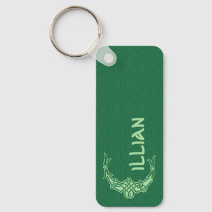 Porte-clés Rectangular Celtic Knot