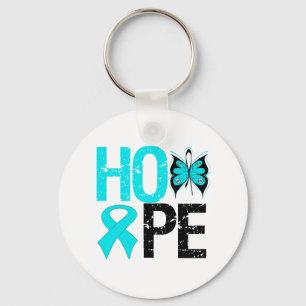 Porte-clés Récupération de la dépendance au ruban à papillon