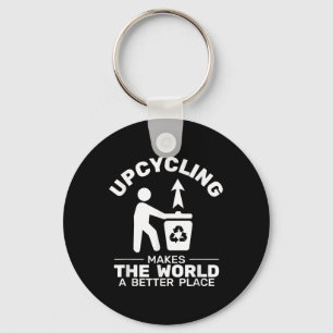 Porte-clés Recyclage à vélo - Protection De l'environnement